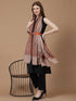 Women's Melange Kani Border Wool Shawl